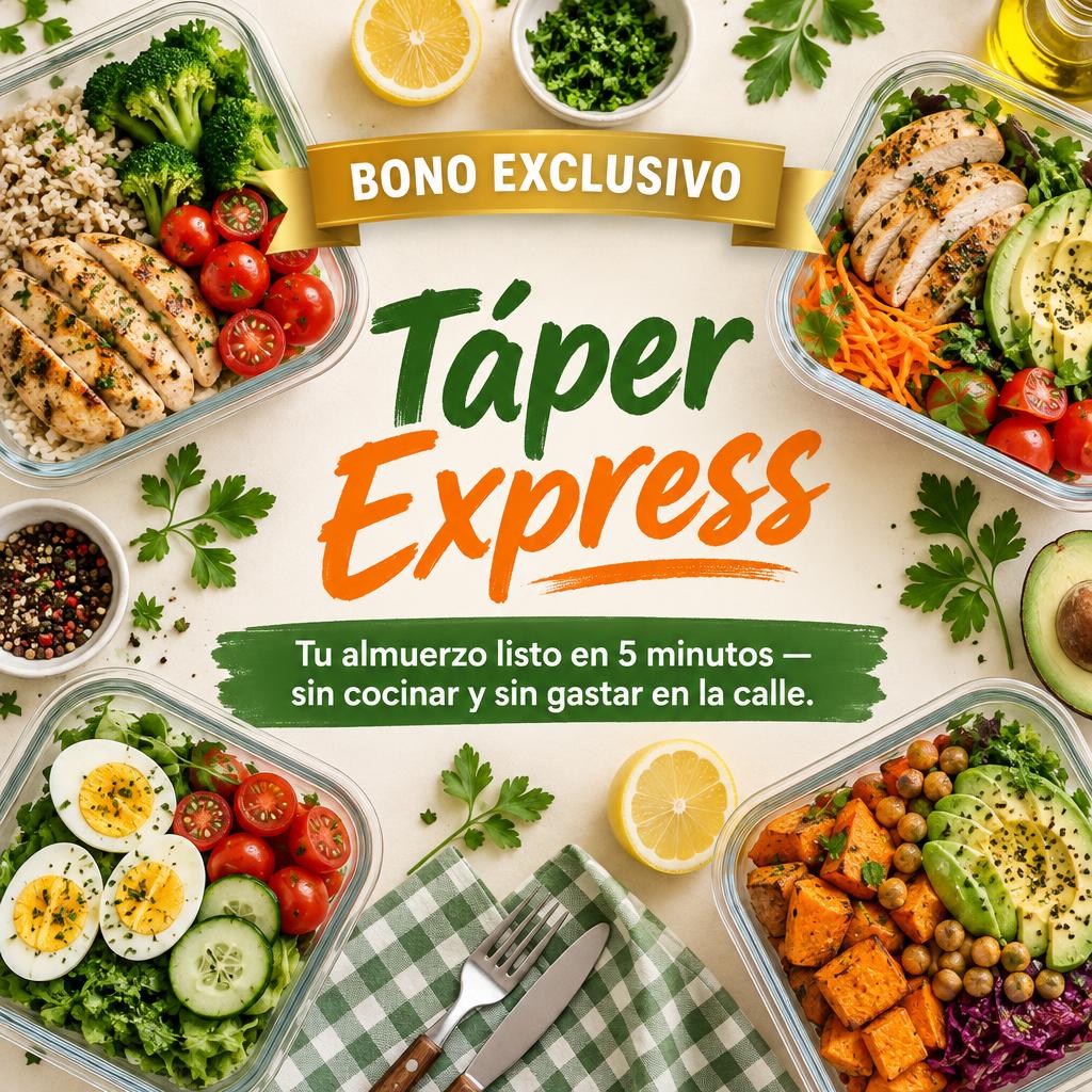Táper Express: tu almuerzo listo en 5 minutos